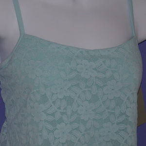 Vestiny Camisole W Underwire Bra Ice Blue Lace